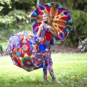 Hot Air Balloon Reverse 3D Art Umbrella